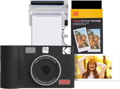 Kodak Instant Camera & Printer ERA Mini Shot 2 MS200B Black (2.1x3.4)