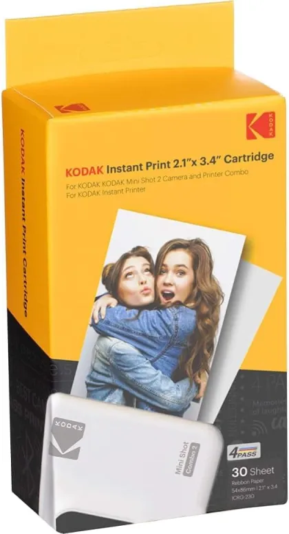 Kodak Instant Camera Sheets 2.1x3.4 (30 sheets)