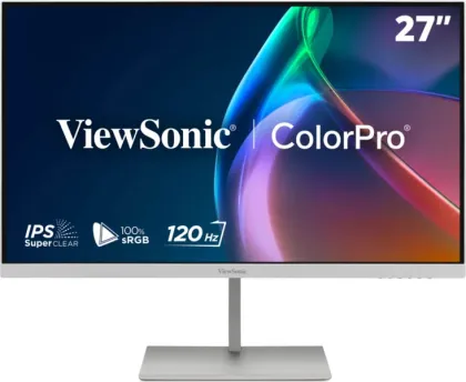 Viewsonic Monitor VP 27'' 2K QHD IPS 120Hz Full Ergonomic USB Hub HDMI USB-C PD VP2766-2K White