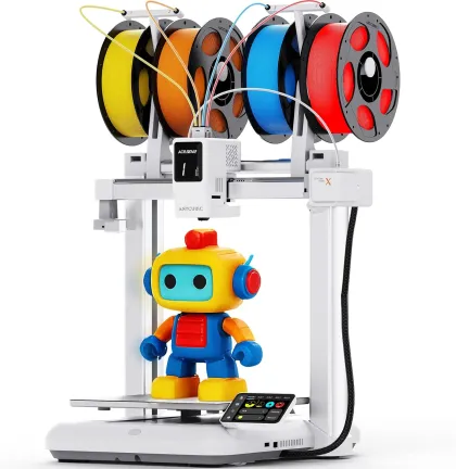 Anycubic 3D Printer Kobra X Multicolor With Top-Mounted 4 x Filament Holders