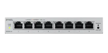 Zyxel Switch Gigabit Ethernet Managed 8-Port Metal UK Plug GS1200-8V3