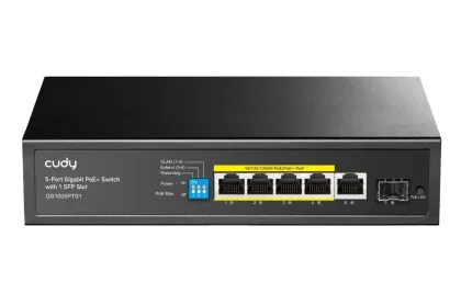 Cudy Switch POE Gigabit 4POE + 1GbE + SFP Port 120W GS1005PTS1