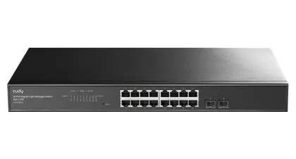 Cudy Switch Gigabit Ethernet Cloud Easy-Managed 16-Port + 2SFP GS1016ES2