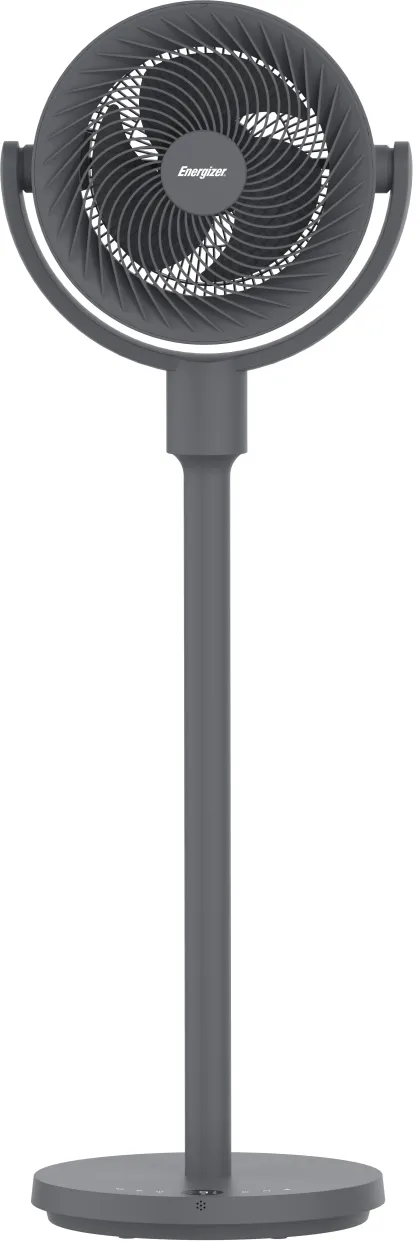 Energizer F609R Floor & Table Fan 9'' Extendable up to 1m Quiet, Rotatable & USB Rechargeable