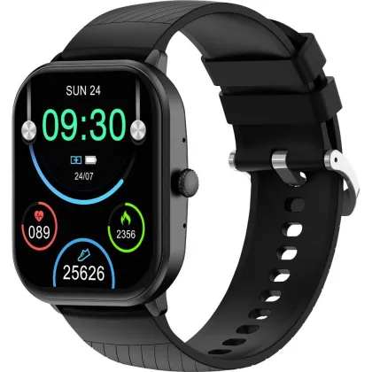 Denver Smartwatch with Call  Function, Blood Pressure, SWC-187B Black