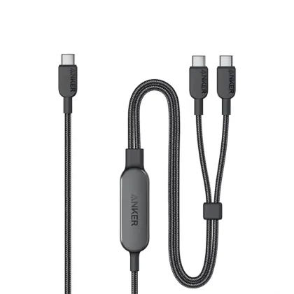Anker Mobile Cable 2-in-1 USB-C to USB-C Cable 140W 1.20m  Black 1