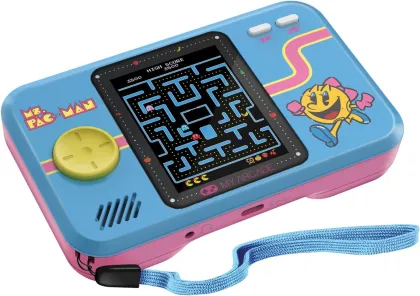 My Arcade Handheld (2.75") Pocket Player Pro Ms PAC-MAN (Pink & Blue)