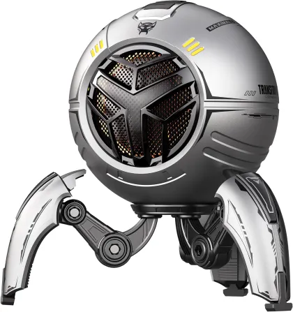 Transformers Portable BT Speaker, Hi-Fi 57mm Driver,  RGB Speaker with Detachable Foldable Tri-Pedal Stand, TF-Y17 PRO Gray