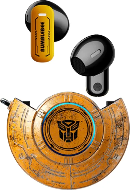 Transformers TWS Earphone, Low Latency, Game/Music Modes, TF-T31 Yellow