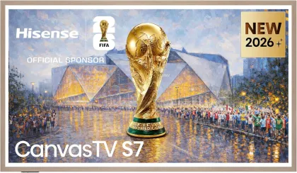 Hisense 65S7S 65'' 4K Smart Hi-QLED 144Hz CANVAS TV