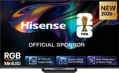 Hisense 85UR8S 85'' 4K Smart RGB MINI LED 180hz TV