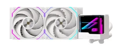 Einarex CPU Liquid Cooler 2xFans LED Display VERTEX 240mm White