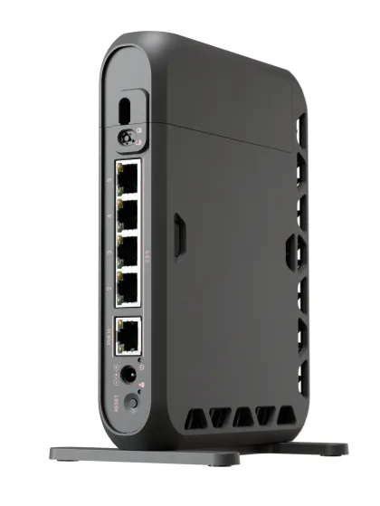 MikroTik Router Wi-Fi 7 hAP be³ Media 5x2.5GbE/PoE In/Matter RBMA53UG-HBEH