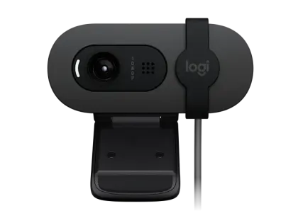 LOGITECH WEBCAM BRIO 105  WITH PRIVACY SHUTTER 1080P  BLACK (960-001592)