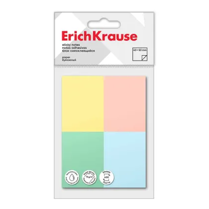 ERICHKRAUSE STICKY NOTES 40x50 mm (400 sheets/4 colors) 61711