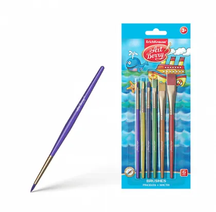 ERICHKRAUSE ARTBERRY SYNTHETIC BRUSHES FOR DRAWING AND DECORATING 36125