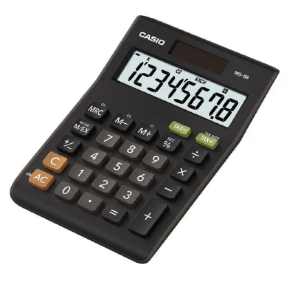 CASIO CALCULATOR MS-8B BLK