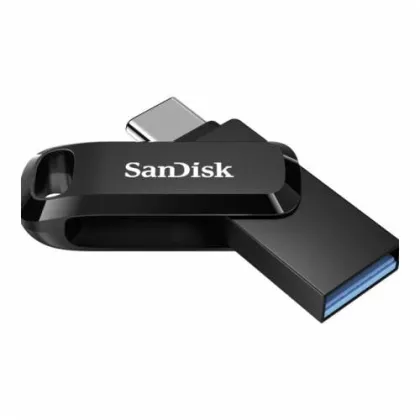 SanDisk 64GB Ultra Dual Drive Go USB Type-C Flash Drive, Black