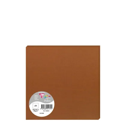 Pollen Cards 160x160mm (210gr) OCHRE