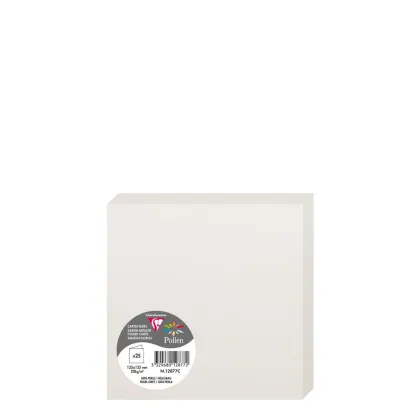 Pollen Cards 135x135mm (210gr) PEARL GREY