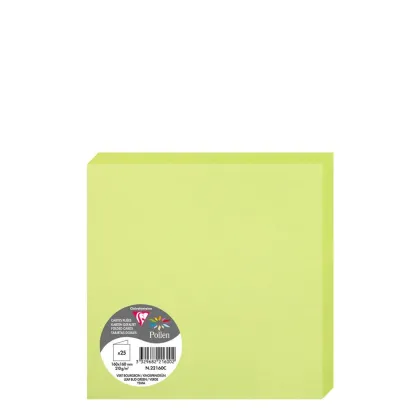 Pollen Cards 160x160mm (210gr) LEAF BUD GREEN