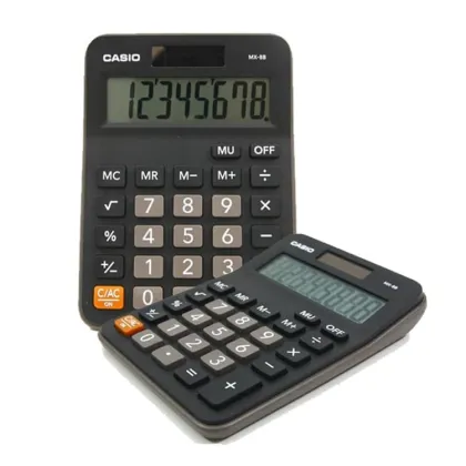 CASIO CALCULATOR MS-8E  BLK