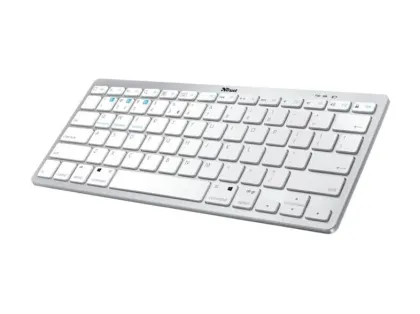 TRUST ULTRA THIN BLUETOOTH KEYBOARD US SILVER  24651