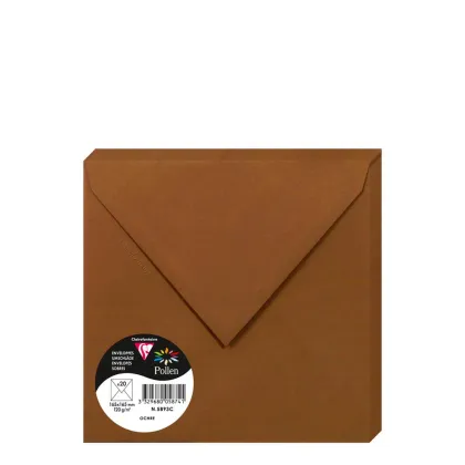 Pollen Envelopes 165x165mm (120gr) OCHRE