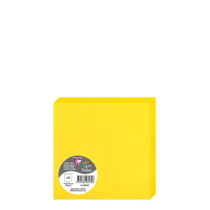 Pollen Cards 135x135mm (210gr) YELLOW INTENSIVE