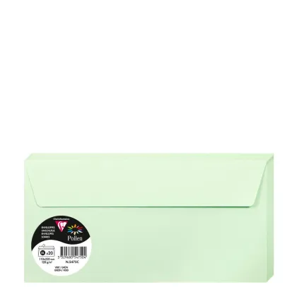 Pollen Envelopes 110x220mm (120gr) GREEN