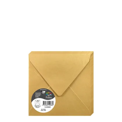 Pollen Envelopes 140x140mm (120gr) GOLD