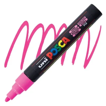 POSCA PAINT MARKER FLUORESCENT PINK  PC-5M