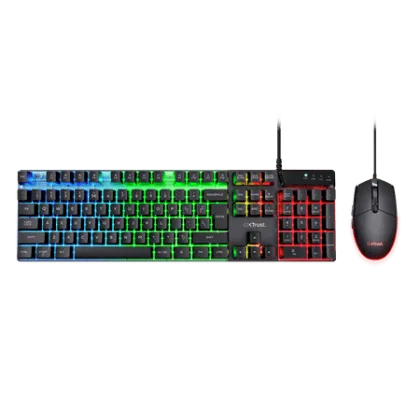 TRUST GAMING KEYBOARD &amp; MOUSE US GXT838 AZOR  23289