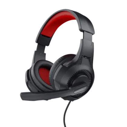 TRUST GAMING HEADSET ONE JACK BLACK/RED 24785