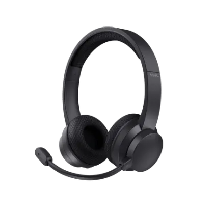 TRUST BLUETOOTH BUSINESS HEADSET AYDA BLACK 25463