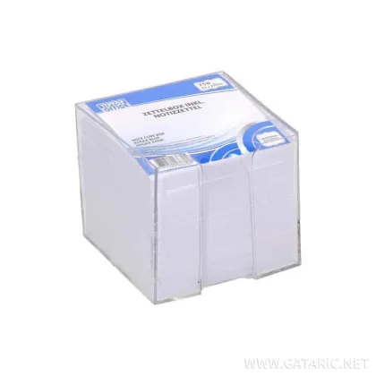 TTO NOTE CUBE 90X90X90MM WITH TRANSPARENT HOLDER 408936