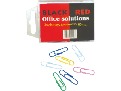 B/R PAPER CLIPS 28MM BOX COLOUR  BR00127
