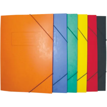 B/R PRESPAN FOLDER WITH ELASTIC CLOSURE RED FD10118