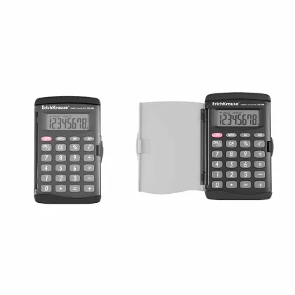 ERICHKRAUSE POCKET ELECTRONIC CALCULATOR 8-DIGITS PC-131 BLACK 57519
