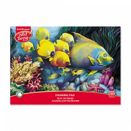 ERICHKRAUSE ARTBERRY DRAWING PAD UNDERSEA WORLD A4 30 SHEETS 46910