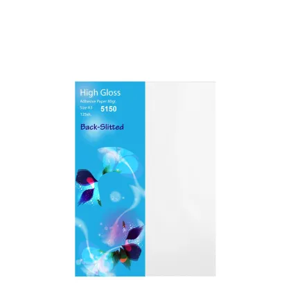 Adhesive Paper A3 (Gloss) Back-Slitted