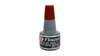 B/R FLOWER INK FOR STAMP PAD RED BR00187