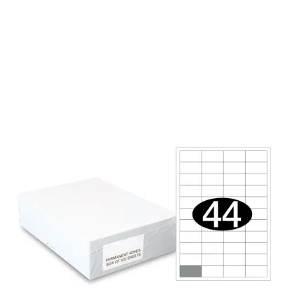 Smart Labels (48.5x25.4) 44 labels White/500sh
