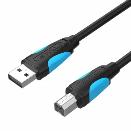 VENTION USB-2.0  to USB-B Printer Cable 5M Black (VAS-A16-B500)