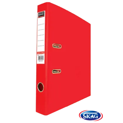 SKAG PREMIUM BOX FILE F/C PVC 4CM RED 4/34