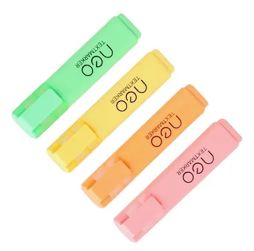 TTO HIGHLIGHTERS PASTEL COLOURS (4PCS) 404205