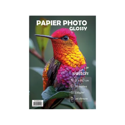 SWITCH A4 PHOTO PAPER 230gr GLOSS 20 SHEETS