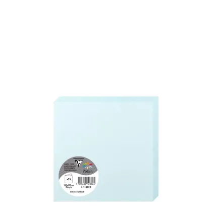 Pollen Cards 135x135mm (210gr) BLUE metallic