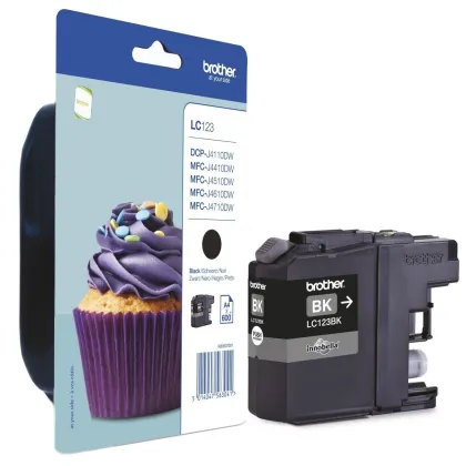 BROTHER LC123 ORIGINAL BLACK INK