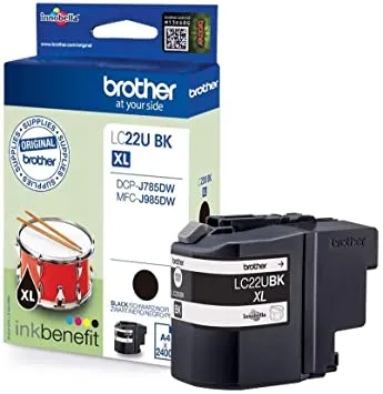 BROTHER LC22U XL ORIGINAL BLACK INK